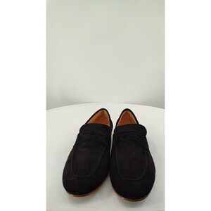 Quince Black Suede Loafers